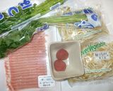豚肉もやしの梅肉炒め♪簡単作り方1写真