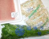 もやし豚肉セリの炒め合わせ♪簡単作り方1写真
