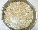もやし豚肉セリの炒め合わせ♪簡単作り方2写真