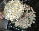 もやし豚肉セリの炒め合わせ♪簡単作り方7写真