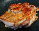 皮目パリパリ鶏もも肉のソテー作り方6写真