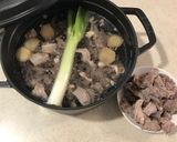 STAUBストウブ鍋で牛すじ肉の下処理作り方9写真