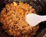 簡単ツナとコーンの塩バター炊き込みご飯作り方3写真