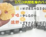 食品乾燥機でドライパインナップル作り作り方9写真