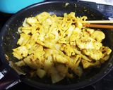 蓮根と柔らかチキンのスパイシーマヨソテー作り方5写真