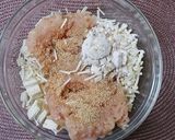 お弁当に♪鶏むね肉とえのきのつくね作り方1写真