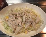 茹で笹身のサラダとパスタ作り方4写真