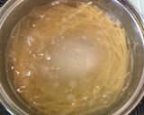 茹で笹身のサラダとパスタ作り方6写真