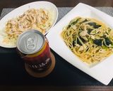 茹で笹身のサラダとパスタ作り方13写真