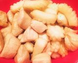 お眼鏡にかなう　イカと鶏のチリソース作り方2写真