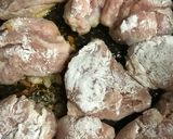 鶏モモと白ネギでニンニク焼き作り方4写真
