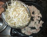 豚肉もやしの梅肉炒め♪簡単作り方10写真
