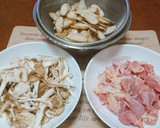 鶏もも肉と舞茸とごぼうの甘辛マヨソテー作り方1写真