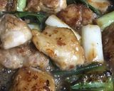 鶏モモと白ネギでニンニク焼き作り方8写真
