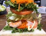 野菜パンッパン！サンドイッチ作り方4写真