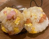 スパム風　おにぎり　子供も　残り物で作り方3写真