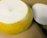チョコがけもオススメ☆晩白柚皮の砂糖煮☆作り方1写真