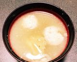 鯖缶⑧サバとすりおろしジャガのお味噌汁作り方4写真