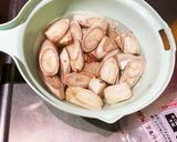 フライパンで鶏モモ肉甘酢揚げとゴボウ白滝作り方1写真