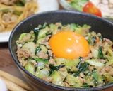 嫌いな人はいないでしょ♡餃子の中身丼★作り方5写真