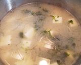 ほっとする味♪青のりと豆腐の味噌汁☆作り方5写真