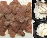 ささみとキャベツの黒ビール・マスタード煮作り方1写真