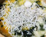 雑炊●しらす&ワカメ/昆布にネギどっさり作り方2写真
