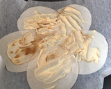 餃子の皮とお餅でつくる和風ピザ作り方2写真
