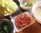 ホットプレートで上海炒麺☆塩味作り方1写真