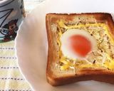 目玉焼きトースト　IH魚焼きグリル作り方8写真