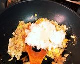 鯖缶⑨業スの刻み玉ねぎでケチャップライス作り方4写真