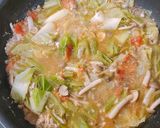簡単♡ランチに♡サバ缶とキャベツのパスタ作り方4写真