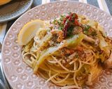 簡単♡ランチに♡サバ缶とキャベツのパスタ作り方7写真