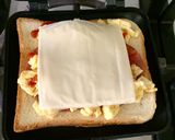 ホットサンド♡ハム、チーズ＆卵作り方6写真