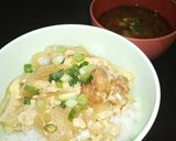 唐揚げリメイク親子丼作り方5写真