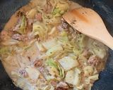 キャベツのクリームパスタ作り方4写真