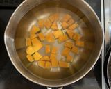 コロコロかぼちゃのごま醤油和え麺作り方4写真