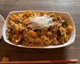 コロコロかぼちゃのごま醤油和え麺作り方6写真