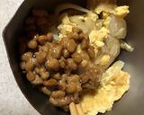 納豆と肉なし親子丼作り方2写真