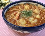目指せ☘️辛ウマ真夜中のスパゲティ作り方5写真