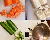 大人の 長芋の カレーポテトサラダ作り方2写真
