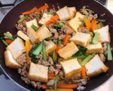 厚揚げと野菜のとろみあん丼作り方4写真