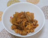 鶏もも肉と舞茸とごぼうの甘辛マヨソテー作り方8写真