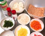 とりつくねのさっぱりレンチン蒸し作り方1写真