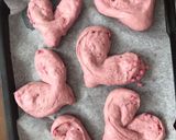 ピンク苺ハートパン作り方12写真