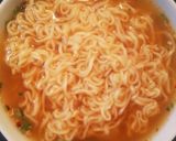 市販ラーメンと惣菜で！からあげラーメン作り方4写真