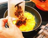 チェック柄がかわいい納豆オムレツ作り方8写真