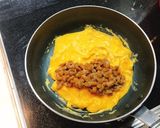 チェック柄がかわいい納豆オムレツ作り方9写真