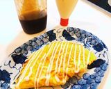 チェック柄がかわいい納豆オムレツ作り方11写真