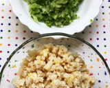 こんがり＊豚ひき肉と竹の子のつくね揚げ作り方1写真